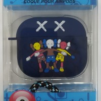 Силиконовый светящийся в темноте чехол для AirPods 3 Luxo Kaws рисунок №51