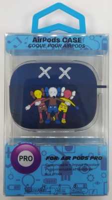 Силиконовый светящийся в темноте чехол для AirPods Pro Luxo Kaws рисунок №8 Силиконовый светящийся в темноте чехол для AirPods Pro Luxo Kaws рисунок №8
