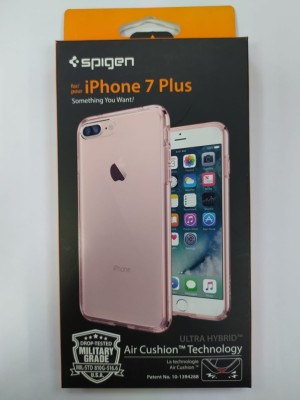 Чехол Spigen для i-Phone 7 Plus Ultra Hybrid, кристально-розовый (043CS20549) Чехол Spigen для i-Phone 7 Plus Ultra Hybrid, кристально-розовый (043CS20549)