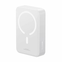 Powerbank с беспроводной зарядкой Baseus Magnetic Wireless 20000mAh 20W (PPCX150002) белый