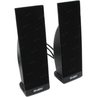 Акустическая система 2.0 Sven 230, мощность 4Вт, USB, чёрная Акустическая система 2.0 Sven 230, мощность 4Вт, USB, чёрная