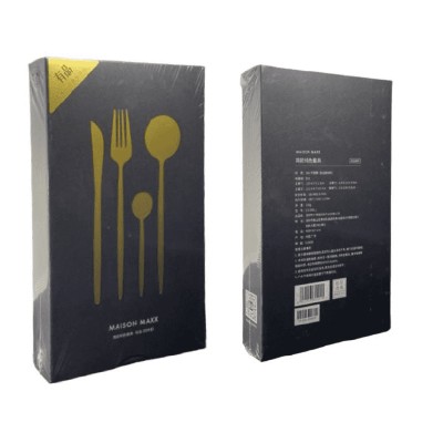 Набор столовых приборов Xiaomi Maison Maxx Modern Flatware Set (4 предмета) золотой Набор столовых приборов Xiaomi Maison Maxx Modern Flatware Set (4 предмета) золотой