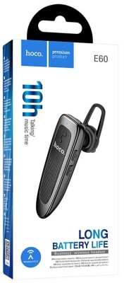 Bluetooth-гарнитура Hoco E60 BT5.0/150mAh/10ч черная Bluetooth-гарнитура Hoco E60 BT5.0/150mAh/10ч черная