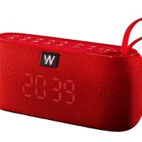Bluetooth колонка Walker WSP-150 BT5.0/10Вт/1200mAh/3ч/часы красная