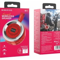 Bluetooth колонка Borofone BR2 BT5.0/500mAh/2ч/3Вт/TF красная