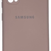 Накладка для Samsung Galaxy S20 Silicone cover без логотипа пудро