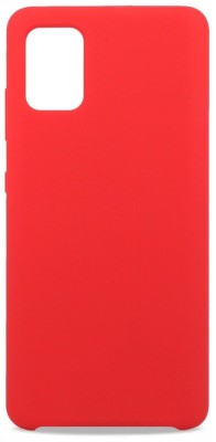 Накладка для Samsung Galaxy A51 Silicone cover красная Накладка для Samsung Galaxy A51 Silicone cover красная