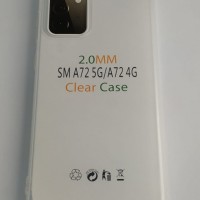 Чехол-накладка силикон 2.0мм Samsung Galaxy A72 5G/4G прозрачный