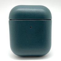 Кожаный чехол для AirPods 1/2 K-DOO LuxCraft зеленый