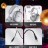 Стереонаушники Bluetooth полноразмерные Hoco Air Music Light W35 V5.3/40ч белый
