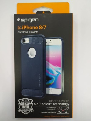 Чехол Spigen для i-Phone 7 Rugged Armor, темно-синий (042CS21188) Чехол Spigen для i-Phone 7 Rugged Armor, темно-синий (042CS21188)