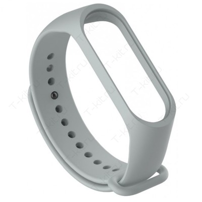 Ремешок для Xiaomi Mi Band 7 силиконовый серый Ремешок для Xiaomi Mi Band 7 силиконовый серый