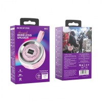 Bluetooth колонка Borofone BR2 BT5.0/500mAh/2ч/3Вт/TF розовая