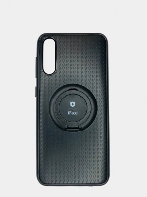 Чехол-накладка для Samsung Galaxy A50 силикон iface с держателем чёрный Чехол-накладка для Samsung Galaxy A50 силикон iface с держателем чёрный