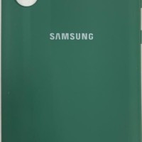 Накладка для Samsung Galaxy Note 10 Silicone cover зеленая