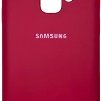 Накладка для Samsung Galaxy S9 Silicone cover бордовая
