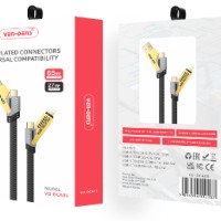 Usb Кабель-зарядка 4в1 2Type-C/Lightning/USB Ven-Dens VD-DCA05 черно-золотой