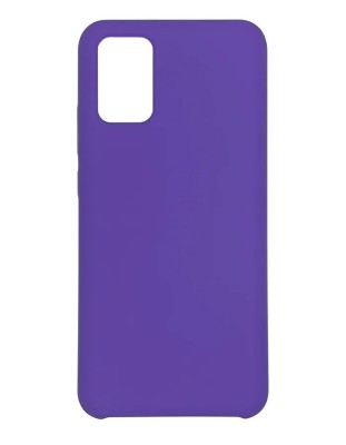 Накладка для Samsung Galaxy A02S/M02S Silicone cover фиолетовая Накладка для Samsung Galaxy A02S/M02S Silicone cover фиолетовая