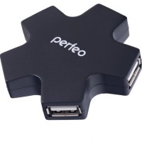 USB-HUB Perfeo 4 Port, (PF-HYD-6098H) чёрный