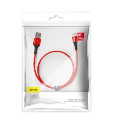 Usb Кабель-зарядка Lightning Baseus Halo 25см (CALGH-D09) красный Usb Кабель-зарядка Lightning Baseus Halo 25см (CALGH-D09) красный