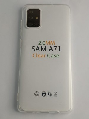 Чехол-накладка силикон 2.0мм Samsung Galaxy A71 прозрачный Чехол-накладка силикон 2.0мм Samsung Galaxy A71 прозрачный