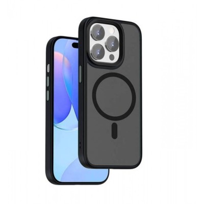 Накладка для i-Phone 15 Pro Max Wiwu Magsafe FGG-011 матовая черная Накладка для i-Phone 15 Pro Max Wiwu Magsafe FGG-011.из качественных материалов TPU + Поликарбоната. Изготовлен из материала ТПУ + ПК, приятный для кожи, износостойкий и прочный. Край корпуса немного выше экрана и камеры, чтобы предотвратить царапины и износ. Адекватно защищает устройство от общих царапин, грязи, разрывов и износа. Все порты и кнопки можно использовать в обычном режиме, не снимая чехла. Поддержка магнитной зарядки MagSafe.