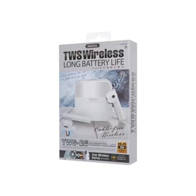 Беспроводные наушники TWS Remax TWS-26 BT5.0/30mAh/4ч белые Беспроводные наушники TWS Remax TWS-26 BT5.0/30mAh/4ч белые