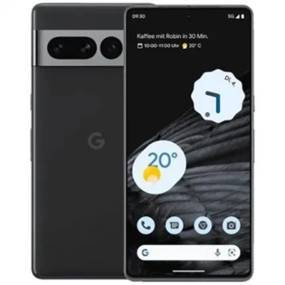 Google Pixel 7 Pro 12/512Gb (Obsidian) Смартфон Google Pixel 7 Pro 256Gb Global Obsidian оснащен процессором Google Tensor G2 с тактовой частотой 2.85 ГГц. При этом общее количество CPU – 8 шт. Графика на устройстве работает на базе видеопроцессора Mali-G710 MC10. Google Pixel 7 Pro 256Gb Global Obsidian имеет 256 ГБ встроенной памяти и 12 ГБ оперативной.

Смартфон работает на базе операционной системы Android 13. Основных камер на устройстве 3 шт., разрешением 50 Мп., 48 Мп., 12 Мп., Максимальное разрешение видео - 4K@60 fps. Фронтальных камер – 1 шт., разрешением 10.8 Мп.

Аккумулятор объемом 5000 мАч, несъемный. Для зарядки используется разъем USB Type-C. Функция быстрой зарядки – есть, беспроводная зарядка – есть.

При этом плотность пикселей данного экрана составляет 512 PPI. Соотношение сторон экрана – 19.5:9.

Устройство может работать с 2 шт. SIM-картами (NanoSIM+eSIM). Смартфон поддерживает все современные стандарты мобильной связи, а именно GSM 900/1800/1900, 3G, 4G LTE, 5G. А также все современные стандарты спутниковой навигации — A-GPS, ГЛОНАСС, GPS. Есть поддержка Wi-Fi. Есть NFC(система бесконтактных платежей).

Дата анонсирования устройства – 2022 год. Телефон представляет из себя моноблок, размером 76.6x162.9x8.9 мм., весом 212 гр. Под наушники используется разъем USB Type-C. Гарантийный срок - 12 месяцев, при обращении в магазин по номеру телефона, указанному в гарантийном талоне