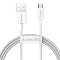Usb Кабель-зарядка Micro Baseus Superior CAMYS 2.1A - 2м - белый