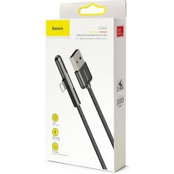 Usb Кабель-зарядка Lightning Baseus Iridescent Lamp Mobile 2.4A 1м (CAL7C-A01) черный Usb Кабель-зарядка Lightning Baseus Iridescent Lamp Mobile 2.4A 1м (CAL7C-A01) черный