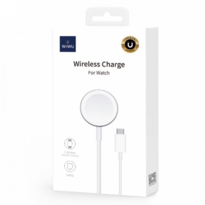 Кабель-зарядка Type-C WiWU М9 для Appie Watch 3.5W белый Кабель-зарядка Type-C WiWU М9 для Appie Watch 3.5W белый