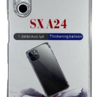 Чехол-накладка силикон 1.5мм Samsung Galaxy A24 прозрачный противоударный