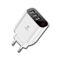 Сетевое зар. устр. Baseus Mirror Lake 3USB 3.4A (CCALL-BH02) белое