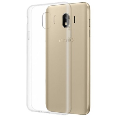 Чехол-накладка силикон 0.33мм Samsung Galaxy J4 (2018) прозрачный Чехол-накладка силикон 0.33мм Samsung Galaxy J4 (2018) прозрачный