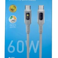 Usb Кабель-зарядка Type-C на Type-C Hoco U120 60W 1.2M белый