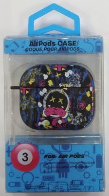 Силиконовый светящийся в темноте чехол для AirPods 3 Luxo Kaws рисунок №54 Силиконовый светящийся в темноте чехол для AirPods 3 Luxo Kaws рисунок №54