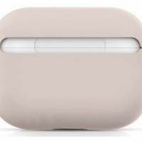 Силиконовый чехол для AirPods Pro пудро