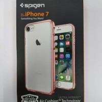 Чехол Spigen для i-Phone 7 Ultra Hybrid , кристально-розовый (042CS20445)