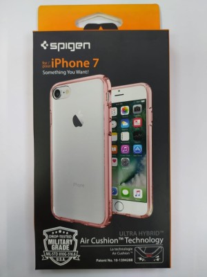 Чехол Spigen для i-Phone 7 Ultra Hybrid , кристально-розовый (042CS20445) Чехол Spigen для i-Phone 7 Ultra Hybrid , кристально-розовый (042CS20445)
