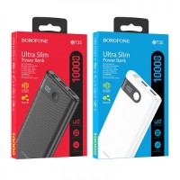Powerbank с дисплеем Borofone BT35 10000mAh 2USB 2A черный
