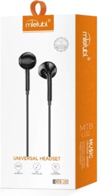 Наушники с микрофоном Mietubl MTB-L02 1.2м черные Наушники с микрофоном Mietubl MTB-L02 1.2м черные