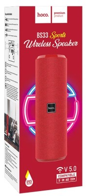 Bluetooth колонка Hoco BS33 красная Bluetooth колонка Hoco BS33 красная