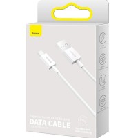 Usb Кабель-зарядка Micro Baseus Superior 2.0A 1м (CAMYS-02) белый