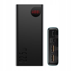 Powerbank Baseus Adaman 20000mAh 2USB 22.5W PPAD000101 черный Powerbank Baseus Adaman 20000mAh 2USB 22.5W PPAD000101 черный