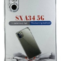 Чехол-накладка силикон 1.5мм Samsung Galaxy A34 5G прозрачный противоударный