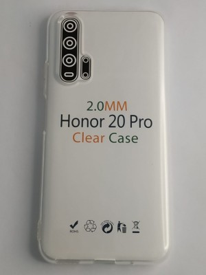 Чехол-накладка силикон 2.0мм Huawei Honor 20 Pro прозрачный Чехол-накладка силикон 2.0мм Huawei Honor 20 Pro прозрачный