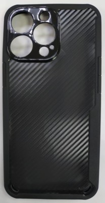 Накладка для i-Phone 13 Pro Max 6.7&quot; пластик под карбон чёрный Накладка для i-Phone 13 Pro Max 6.7" пластик под карбон чёрный