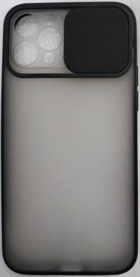 Накладка со шторкой камеры i-Phone 12 Pro 6.1&quot; матовая черная Накладка со шторкой камеры i-Phone 12 Pro 6.1" матовая черная