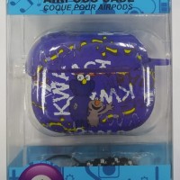 Силиконовый светящийся в темноте чехол для AirPods 3 Luxo Kaws рисунок №55