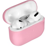 Силиконовый чехол для AirPods Pro розовый
